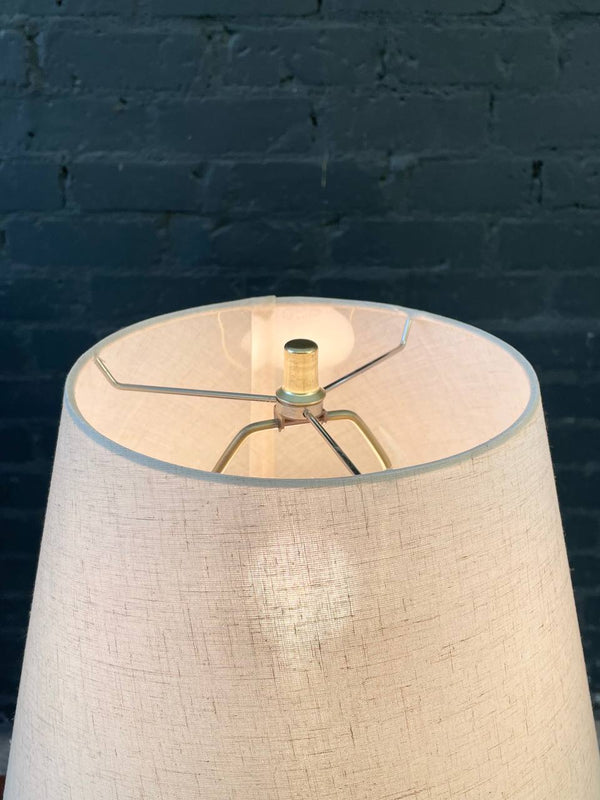 Mid-Century Modern Brass & Lucite Table Lamp, c.1960’s