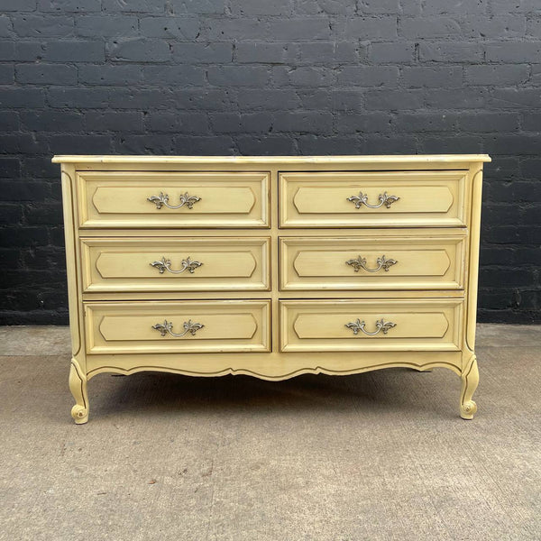 Vintage French Provincial Style Dresser with Accents Pulls, c.1960’s