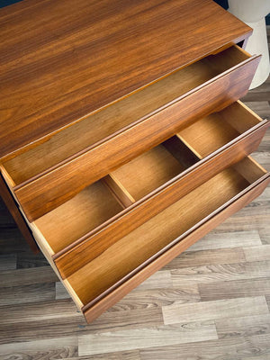 Pair of Mid-Century Modern Walnut Dressers by Stanley, c.1950’s