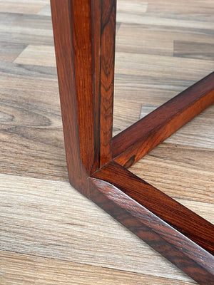 Danish Modern Side Table with Magazine Rack by Kai Kristiansen, c.1950’s