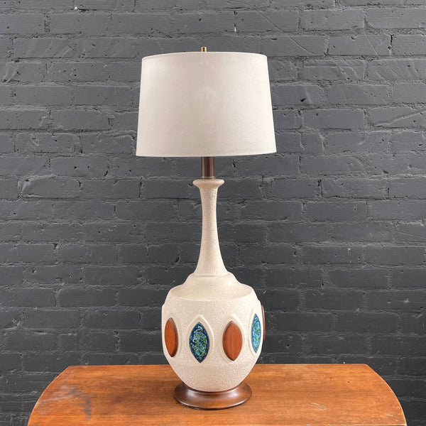 Mid-Century Modern Ceramic Table Lamp, c.1960’s