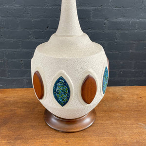 Mid-Century Modern Ceramic Table Lamp, c.1960’s