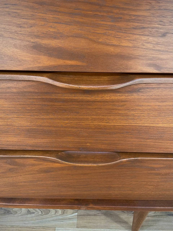 Mid-Century Modern Walnut 9-Drawer Dresser, c.1950’s