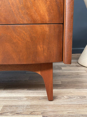 Mid-Century Modern Walnut 8-Drawer Dresser by American of Martinsville, c.1950’s
