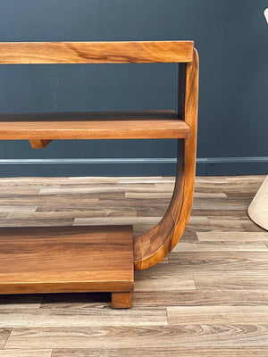 Pair of Art Deco Side Tables by Gilbert Rohde for Brown Saltman, c.1940’s