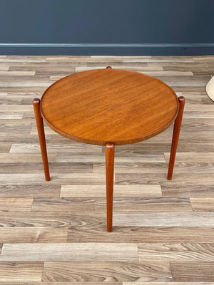 Danish Modern Teak Side with Removable Tray Top, c.1960’s