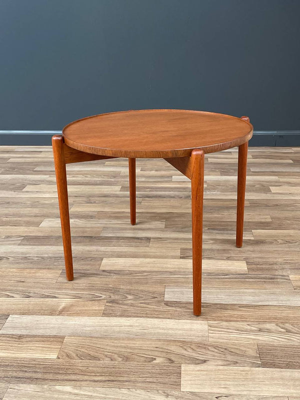 Danish Modern Teak Side with Removable Tray Top, c.1960’s