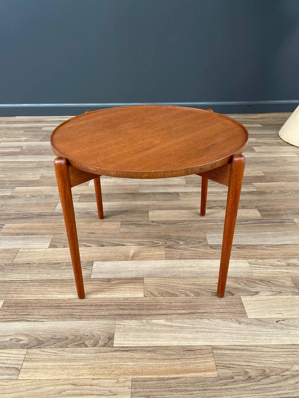Danish Modern Teak Side with Removable Tray Top, c.1960’s