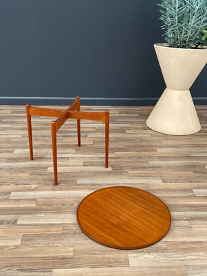 Danish Modern Teak Side with Removable Tray Top, c.1960’s