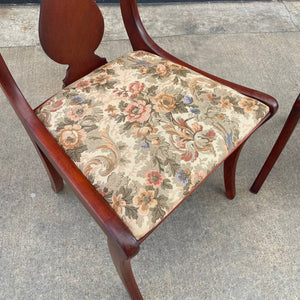 Set of 4 American Antique Klismos Style Mahogany Dining Chairs, c.1950’s
