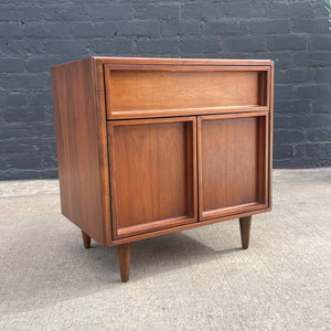 Mid-Century Modern Walnut Night Stand by John Keal for Brown Saltman, c.1960’s