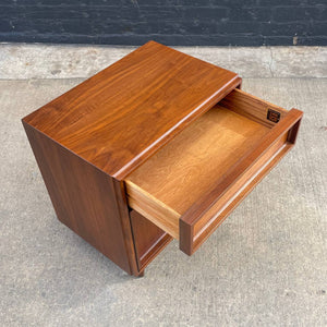 Mid-Century Modern Walnut Night Stand by John Keal for Brown Saltman, c.1960’s