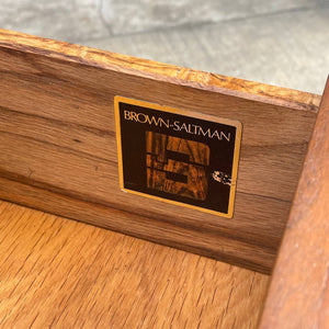 Mid-Century Modern Walnut Night Stand by John Keal for Brown Saltman, c.1960’s