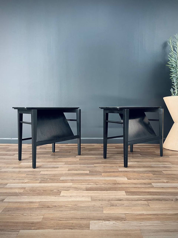 Pair of John Keal Magazine Side Tables for Brown Saltman, c.1950’s