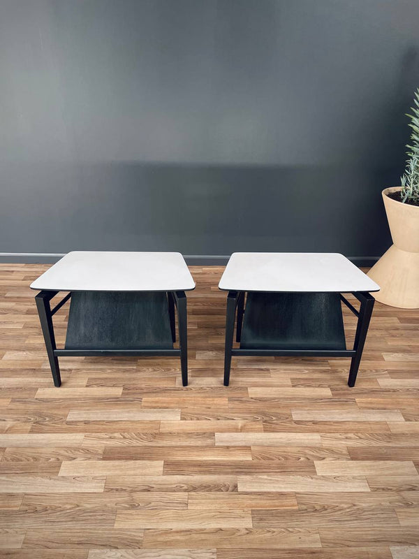 Pair of John Keal Magazine Side Tables for Brown Saltman, c.1950’s