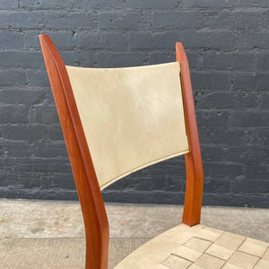 Mid-Century Modern Leather Woven Desk Side Chair by Paul McCobb, c.1950’s