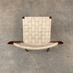 Mid-Century Modern Leather Woven Desk Side Chair by Paul McCobb, c.1950’s