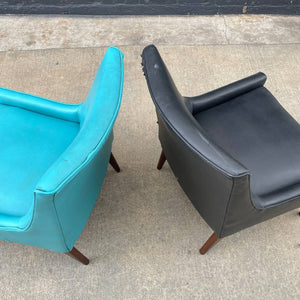 Pair of Mid-Century Modern Slipper Lounge Chairs, c.1960’s
