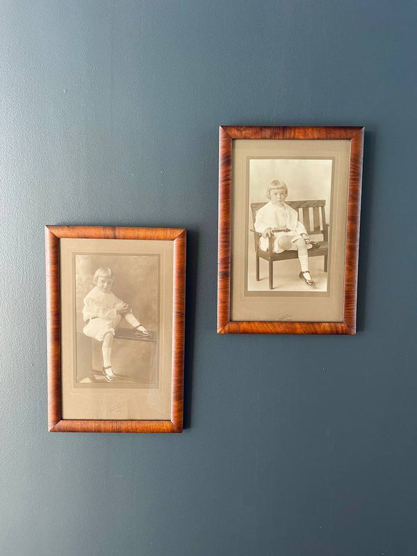 Pair of Vintage French Art Deco Wood Frames, c.1940’s