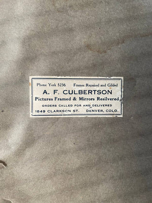 Pair of Vintage French Art Deco Wood Frames, c.1940’s