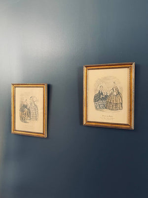 Pair of Vintage French Portrait Wood Frames, c.1960’s