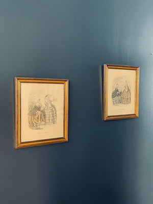Pair of Vintage French Portrait Wood Frames, c.1960’s
