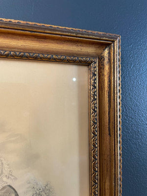 Pair of Vintage French Portrait Wood Frames, c.1960’s