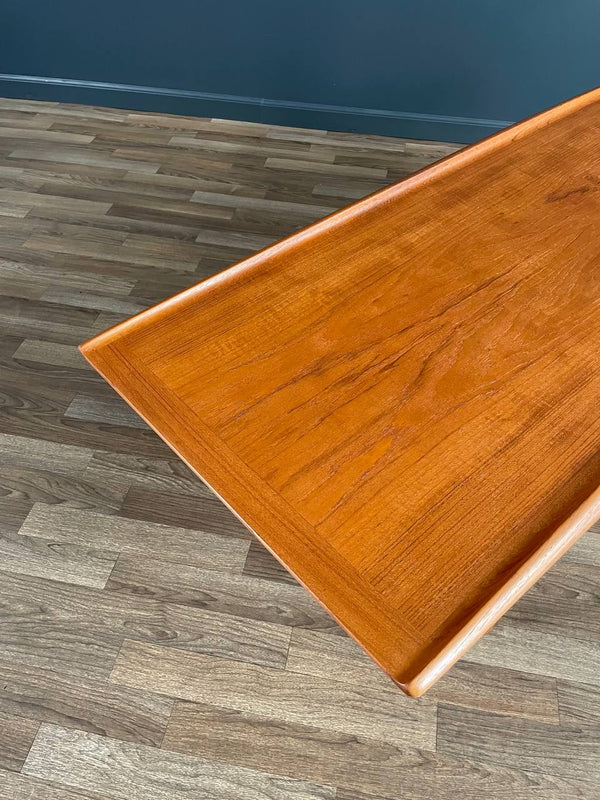 Danish Modern Teak Coffee Table with Magazine Shelf by Grete Jalk, c.1950’s