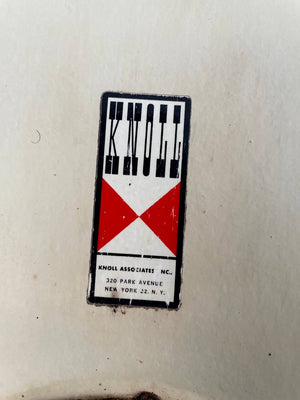 Set of Mid-Century Modern Tulip Dining Table by Burke & Chairs by Eero Saarinen for Knoll, c.1960’s