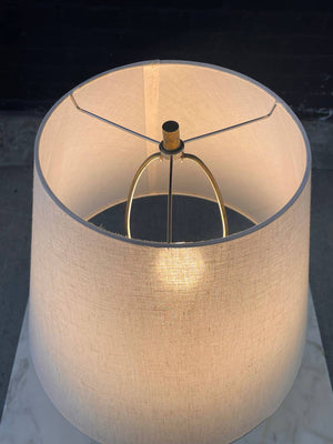 Mid-Century Modern Solid Teak Table Lamp, c.1960’s