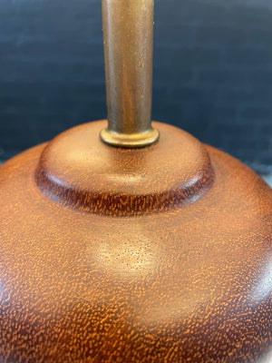 Mid-Century Modern Solid Teak Table Lamp, c.1960’s