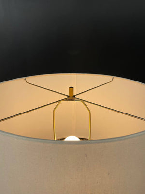 Mid-Century Modern Blue Glazed Ceramic Table Lamp, c.1960’s