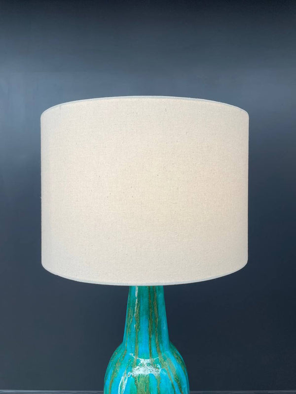 Mid-Century Modern Blue Glazed Ceramic Table Lamp, c.1960’s