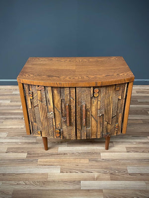 Pair of Mid-Century Modern Brutalist Night Stands by Lane, c.1960’s