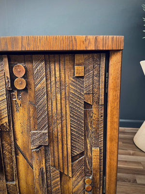 Pair of Mid-Century Modern Brutalist Night Stands by Lane, c.1960’s