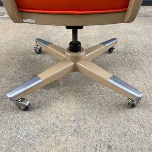 Vintage Industrial Post Modern Steel Office Adjustable Desk Chair, c.1980’s