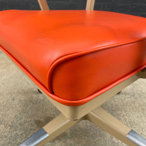 Vintage Industrial Post Modern Steel Office Adjustable Desk Chair, c.1980’s