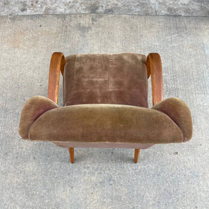 Vintage Heywood Wakefield Birch Arm Lounge Chair, 1950’s