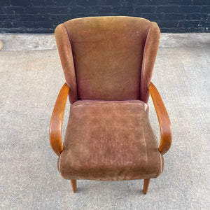 Vintage Heywood Wakefield Birch Arm Lounge Chair, 1950’s