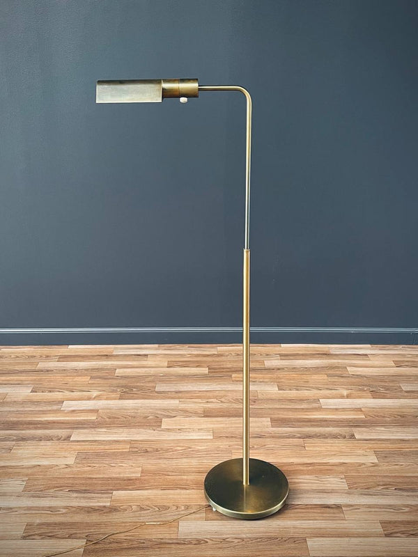 Mid-Century Modern Articulating Brass Floor Lamp by Casella, c.1970’s