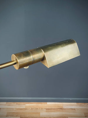 Mid-Century Modern Articulating Brass Floor Lamp by Casella, c.1970’s