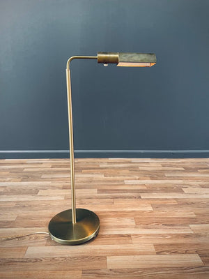 Mid-Century Modern Articulating Brass Floor Lamp by Casella, c.1970’s