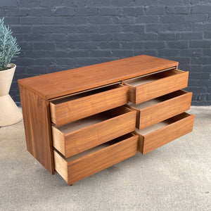 REFINISHED Mid-Century Modern Walnut Dresser, 1960’s