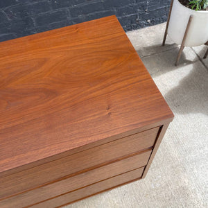 REFINISHED Mid-Century Modern Walnut Dresser, 1960’s