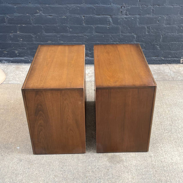 Pair of Mid-Century Modern Walnut Night Stands, 1960’s