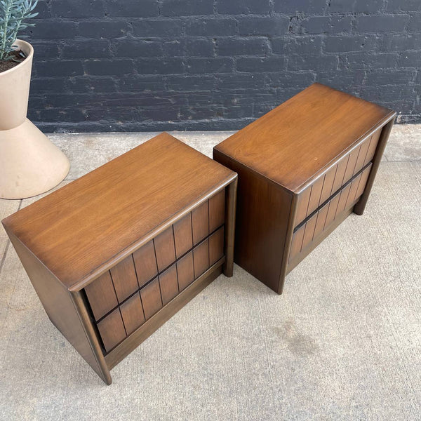 Pair of Mid-Century Modern Walnut Night Stands, 1960’s