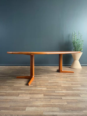 Mid-Century Danish Modern Teak Expanding Dining Table, c.1960’s