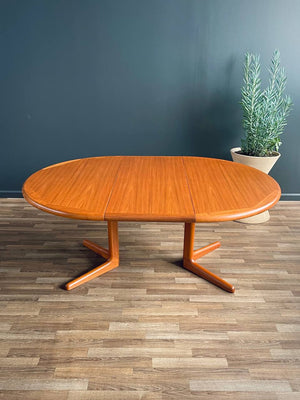 Mid-Century Danish Modern Teak Expanding Dining Table, c.1960’s