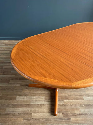 Mid-Century Danish Modern Teak Expanding Dining Table, c.1960’s
