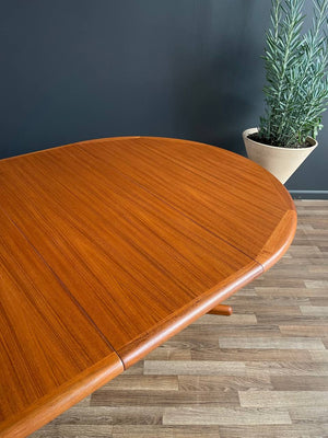 Mid-Century Danish Modern Teak Expanding Dining Table, c.1960’s